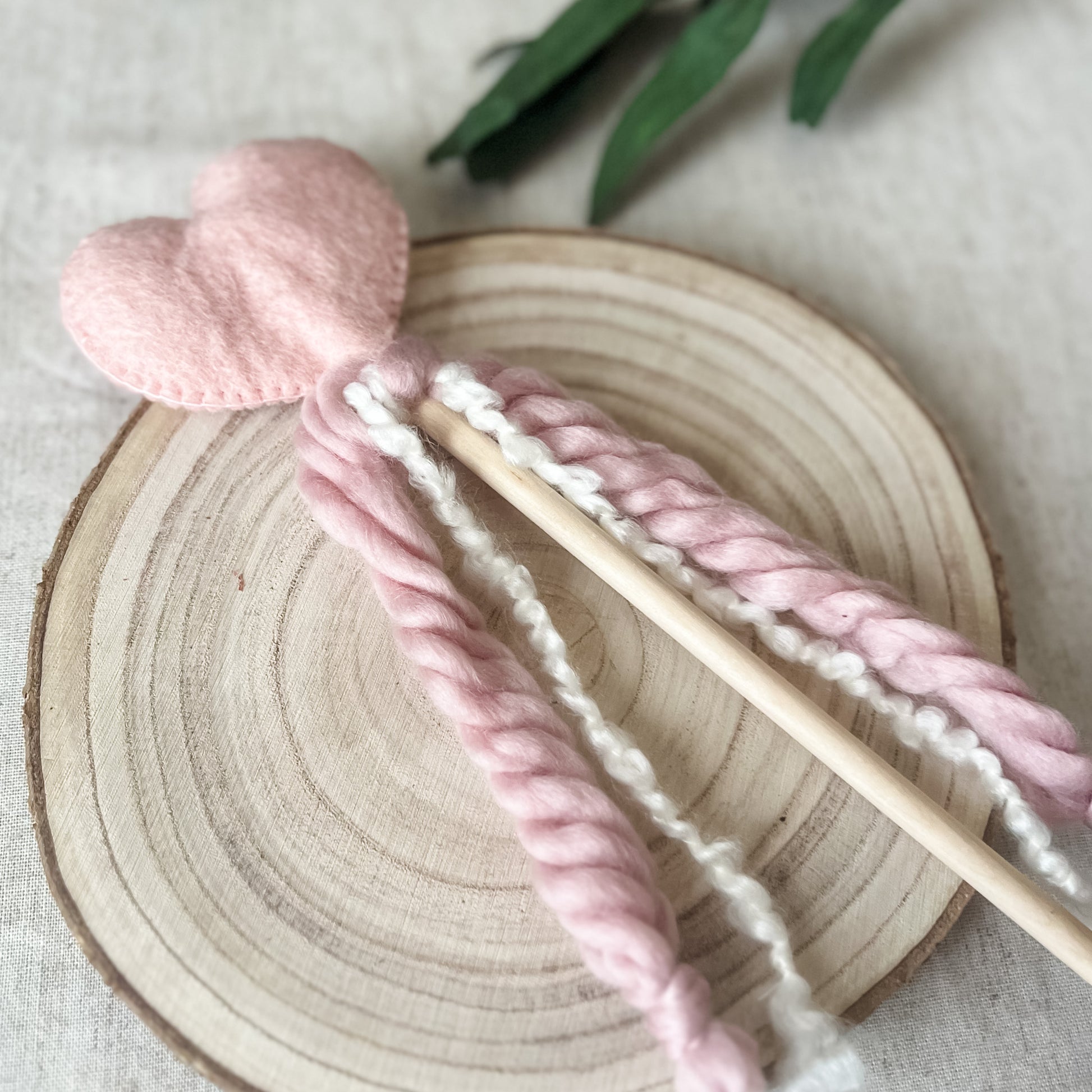 Spread the Love Heart Wand - Chickadees Wooden Toys