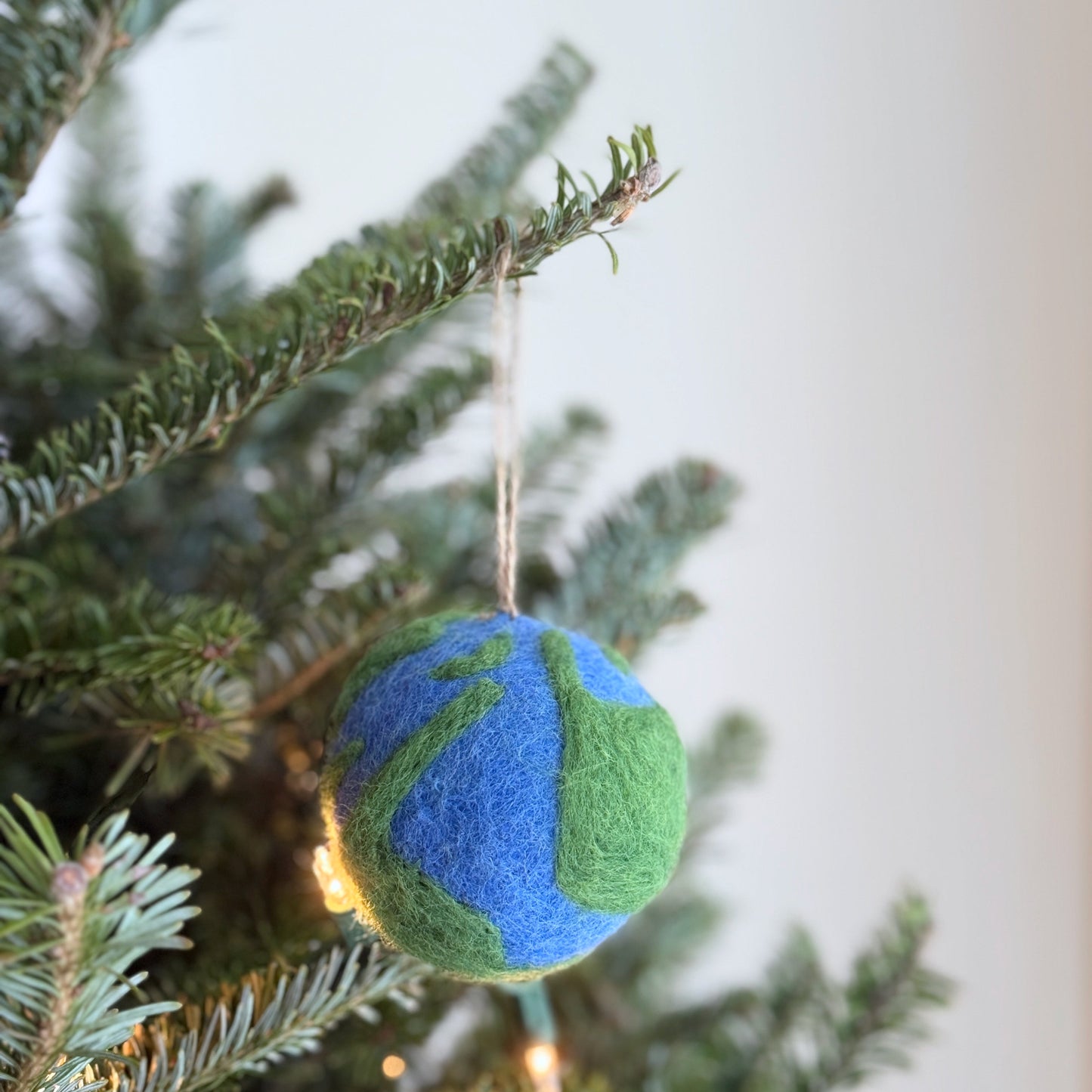 Felt Planet Ornament - For Earth Day!