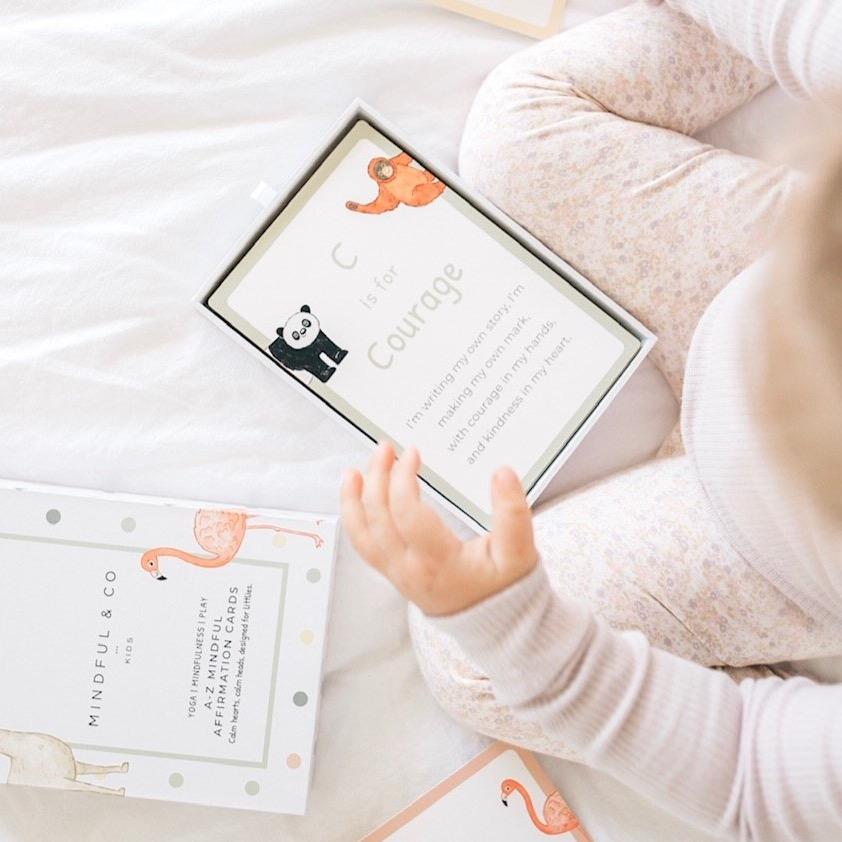 A-Z Mindful Affirmation Cards - Chickadees Wooden Toys