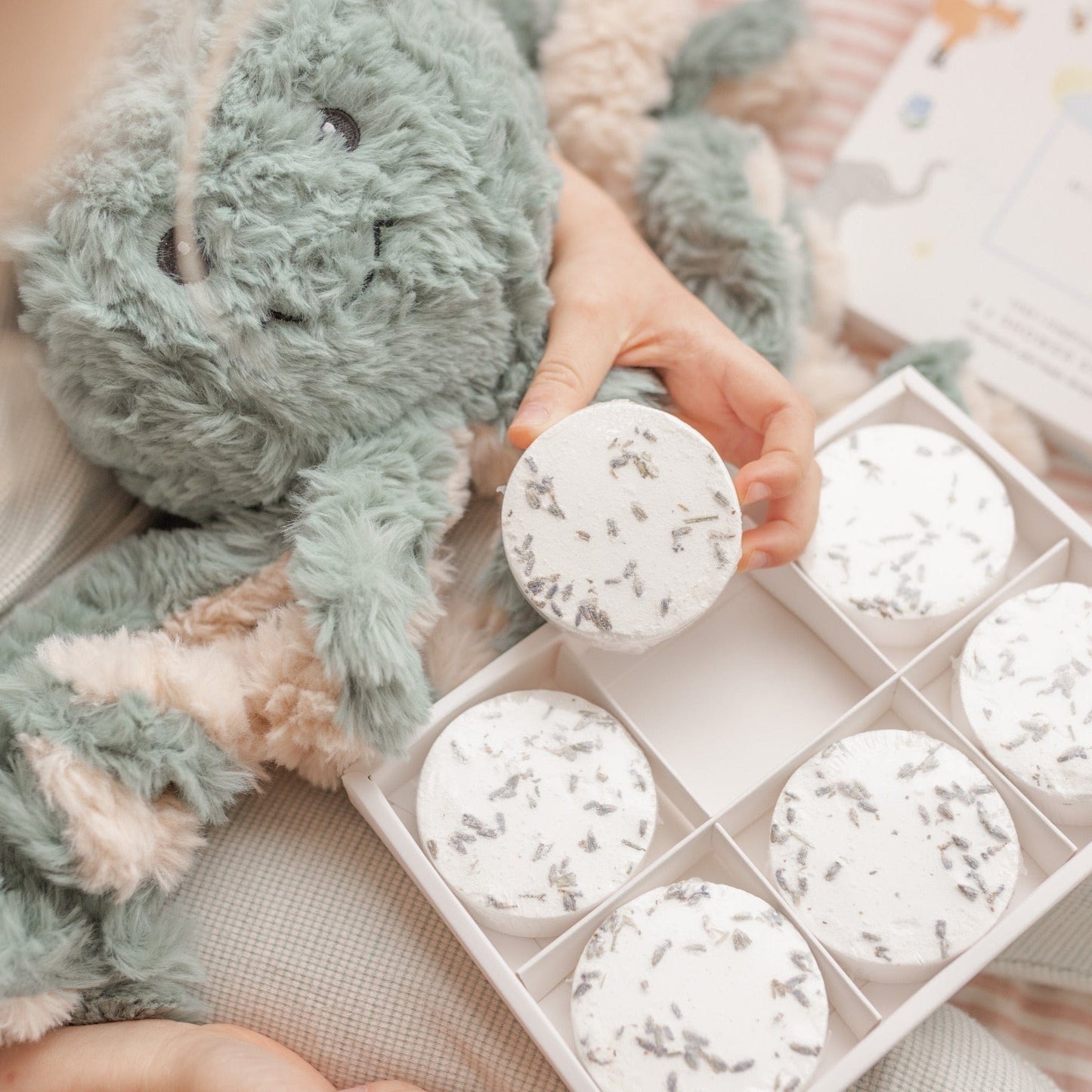 Sensory Lavender Shower Steamers for Calm and Relaxation - Chickadees Wooden Toys