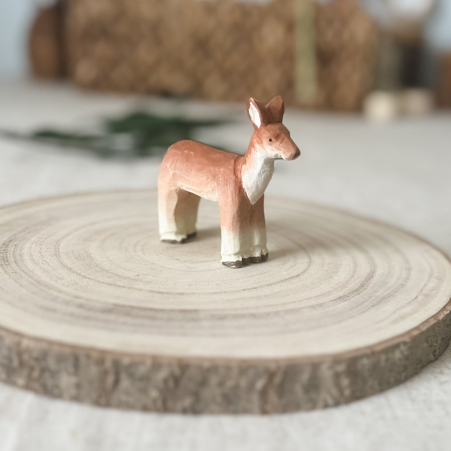 Wooden Deer - Chickadees Wooden Toys
