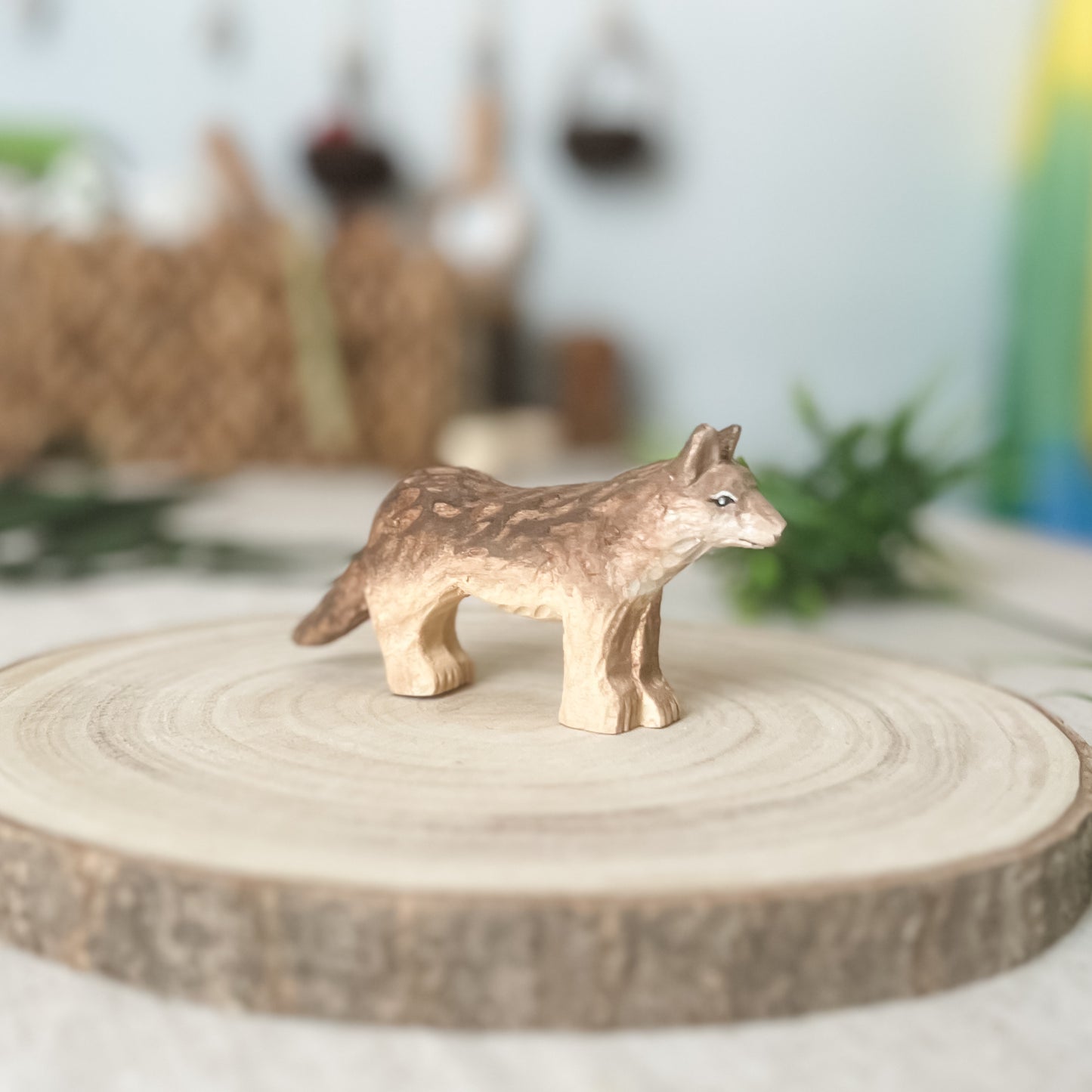 Wooden Wolf - Chickadees Wooden Toys
