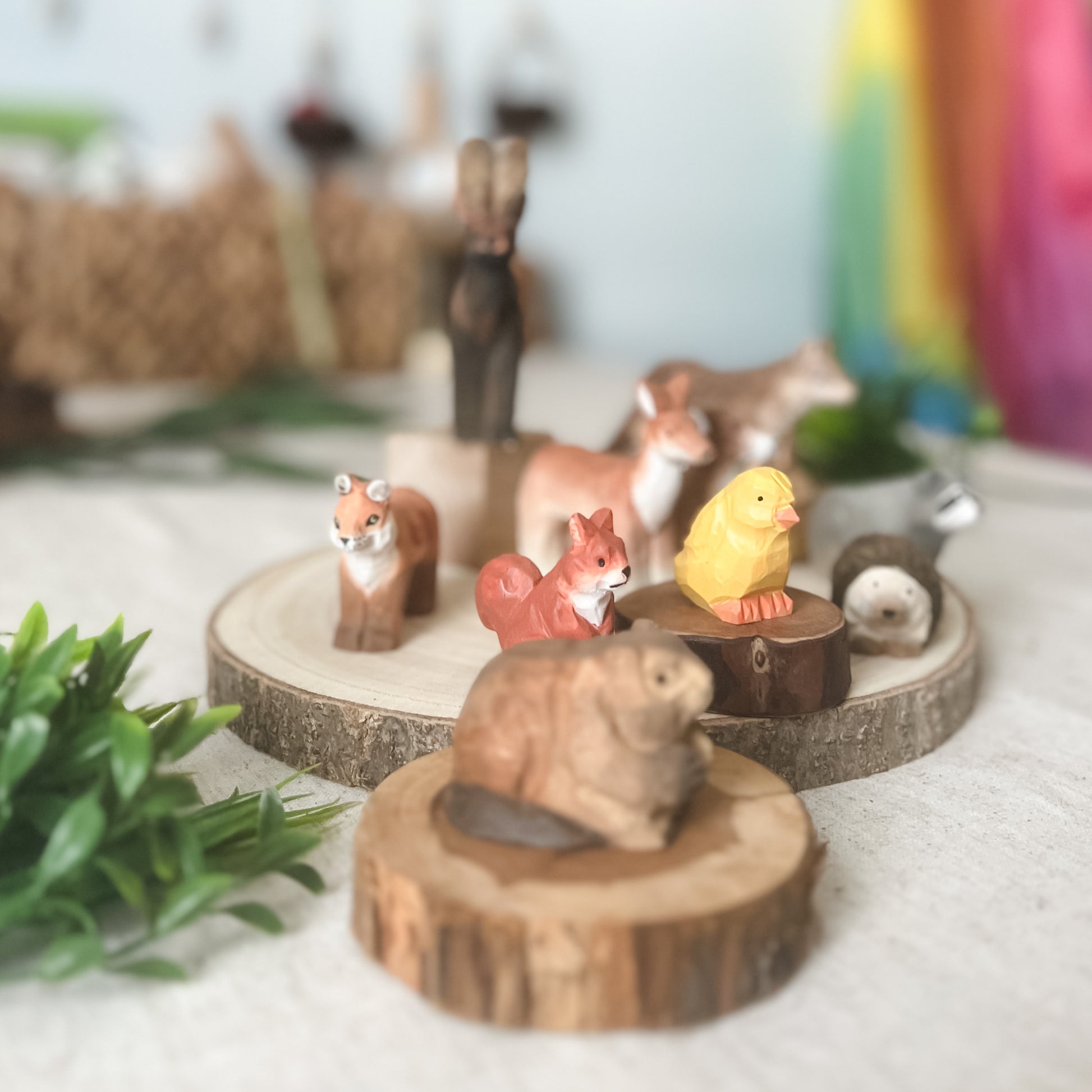 Wooden Beaver - Chickadees Wooden Toys