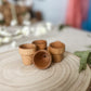 Wooden Flower Pots - Chickadees Wooden Toys