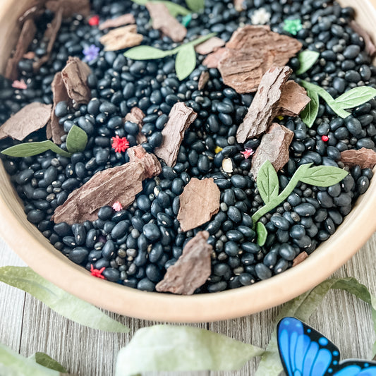 Rainforest Sensory Bin Filler - Chickadees Wooden Toys