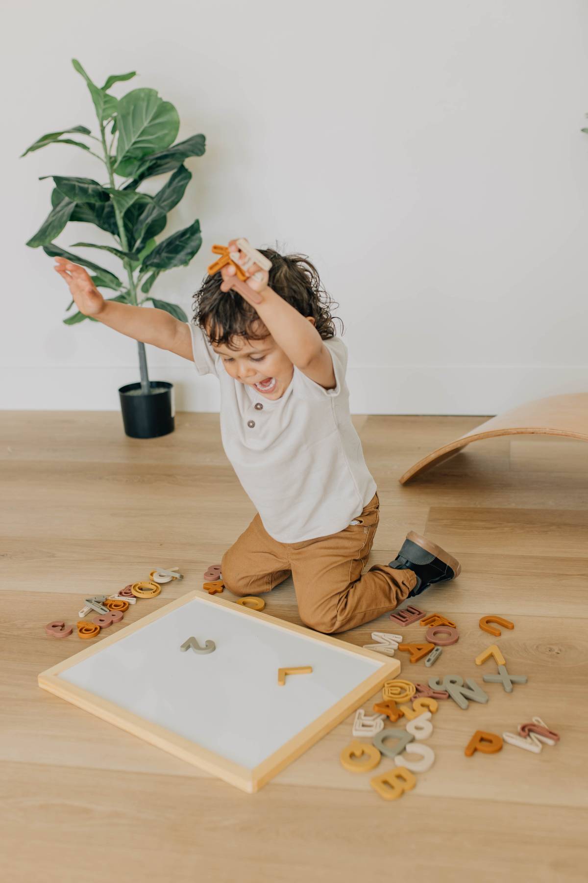 Alphabet Magnet Play Set - Chickadees Wooden Toys