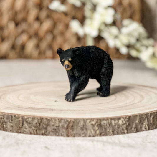 North American Black Bear - Chickadees Wooden Toys