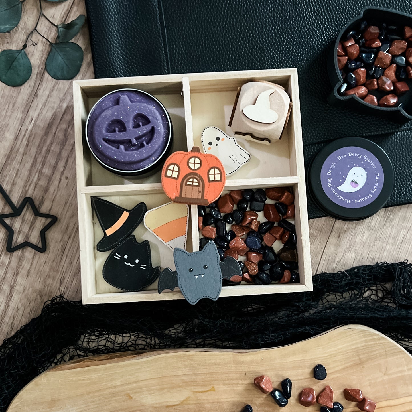 Halloween Play Dough Tray