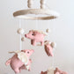 Felt Baby Mobile - Flying Pig