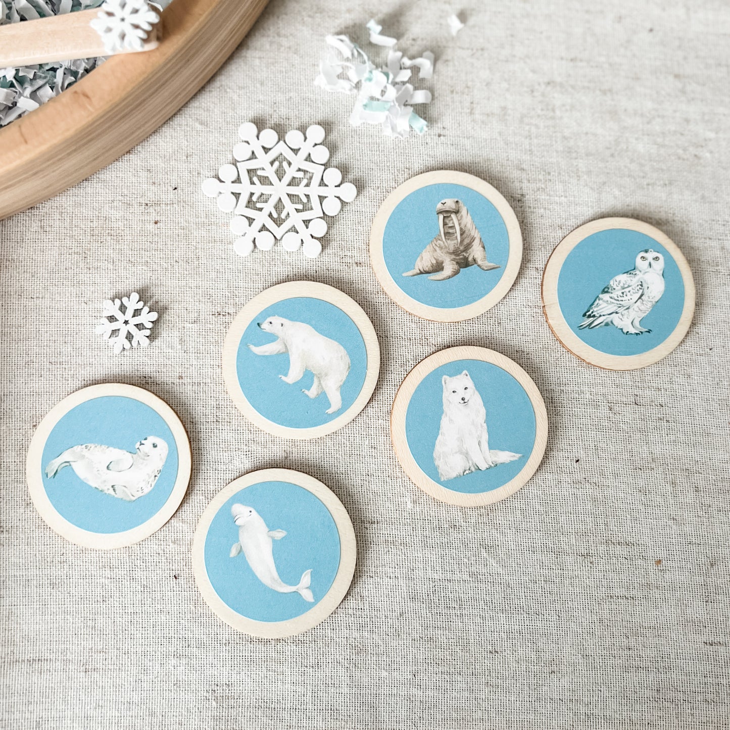 Arctic Dig & Play - NO Bin Filler - Chickadees Wooden Toys