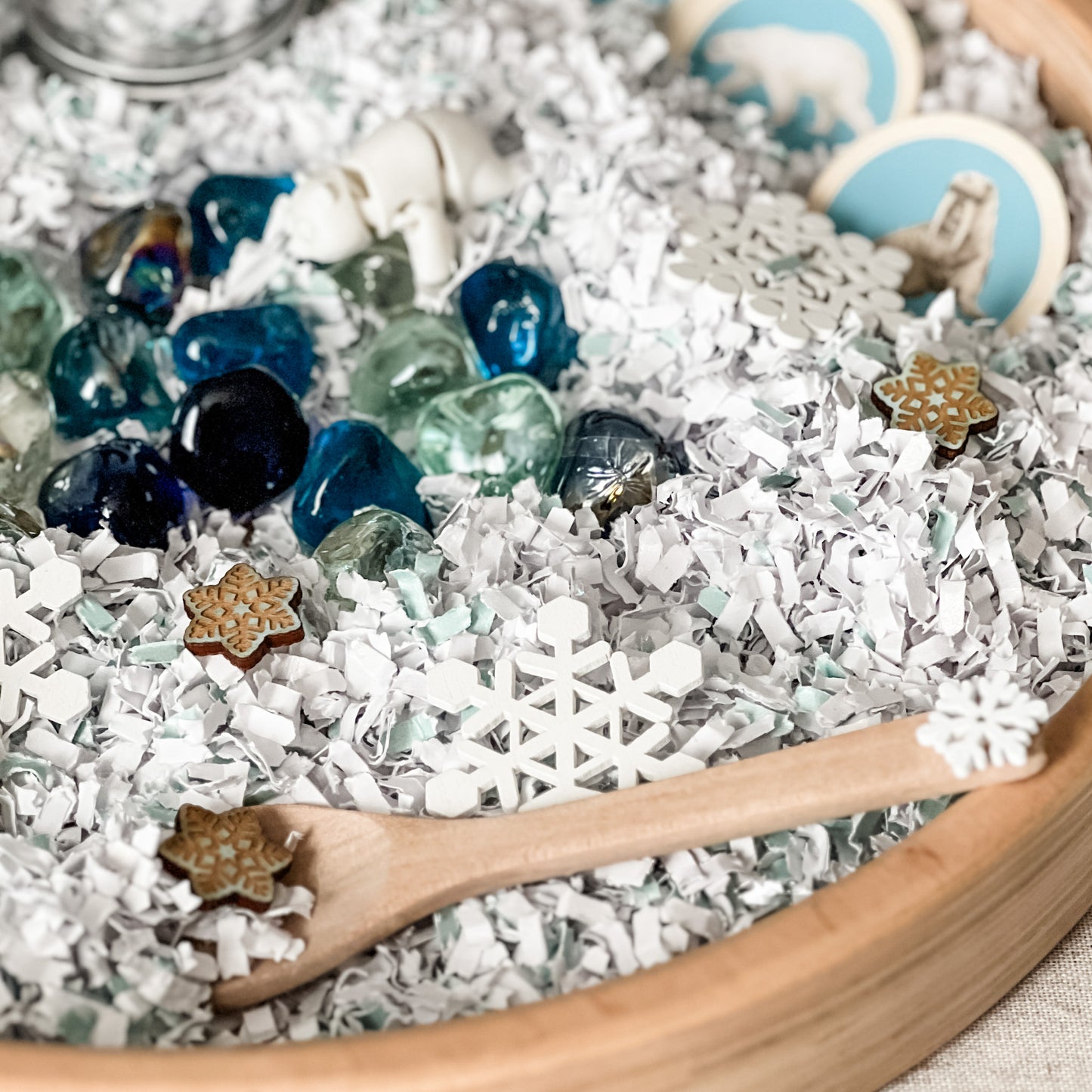 Arctic Dig & Play - NO Bin Filler - Chickadees Wooden Toys