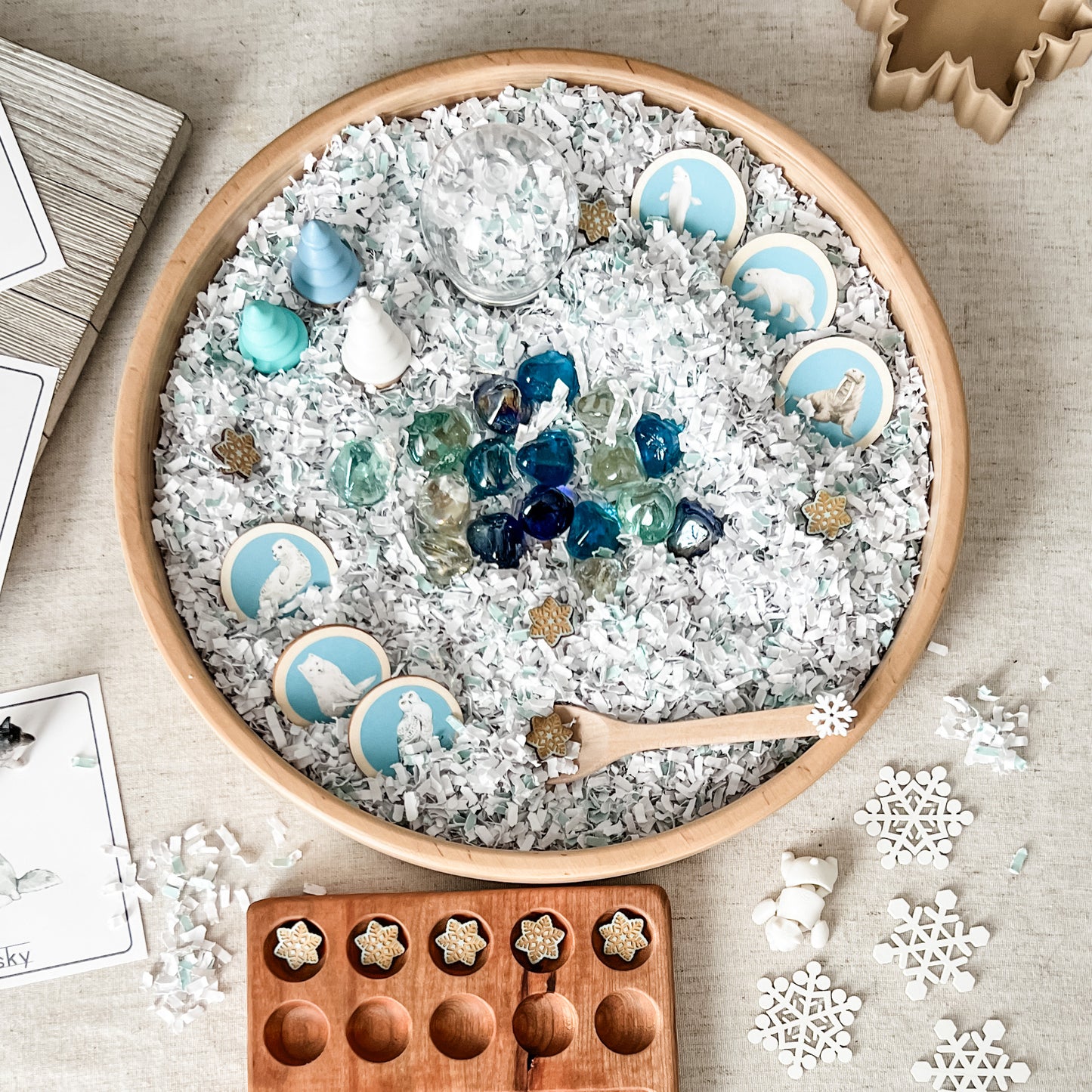 Arctic Dig & Play - NO Bin Filler - Chickadees Wooden Toys