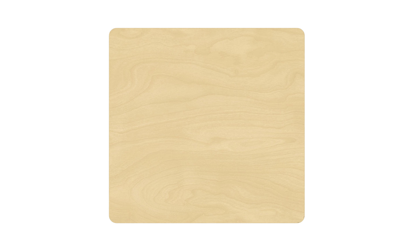 Square Adjustable Kids Table – 17" to 25" Height | Activity Table for Classrooms, Daycares & Homeschool