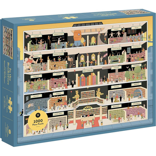 In the Bookstore 1000 Piece Jigsaw Puzzle PA Press