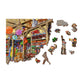 In the Toyshop 400 Piece Wood Jigsaw Puzzle Wooden City