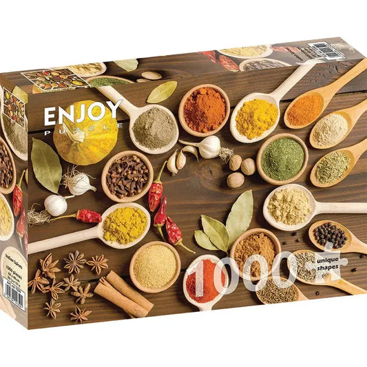 Indian Spices 1000 Piece Jigsaw Puzzle Enjoy