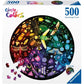 Insects "Circle of Colors" 500 Piece Round Jigsaw Puzzle Ravensburger