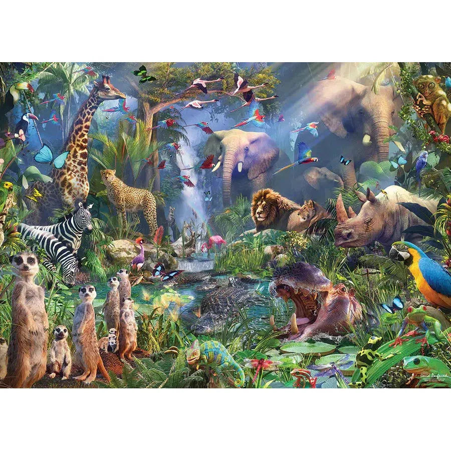 Into the Jungle 1000 Piece Jigsaw Puzzle Cobble Hill