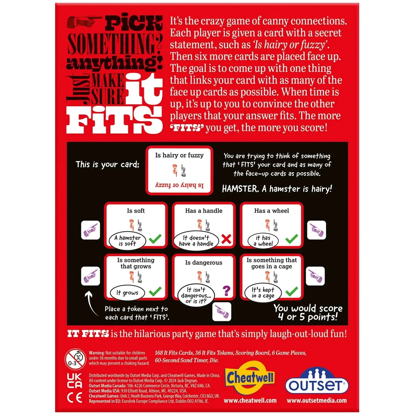 It Fits - Fun Fast Paced Party Game - Outset