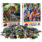 Jaguar & Tigers Set of 2 300 Piece Lenticular Jigsaw Puzzles Prime 3D