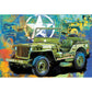 Jeep Army Truck 550 Piece Jigsaw Puzzle in Tin Eurographics
