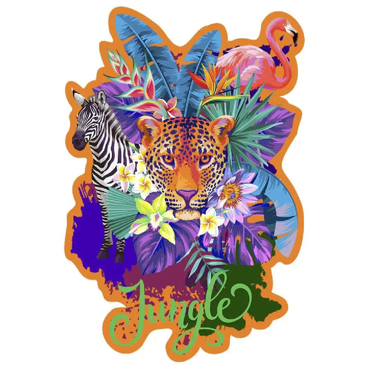Jungle 155 Piece Wood Jigsaw Puzzle Wooden City - Chickadees Wooden Toys