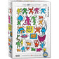 Keith Haring Collage 1000 Piece Jigsaw Puzzle Eurographics