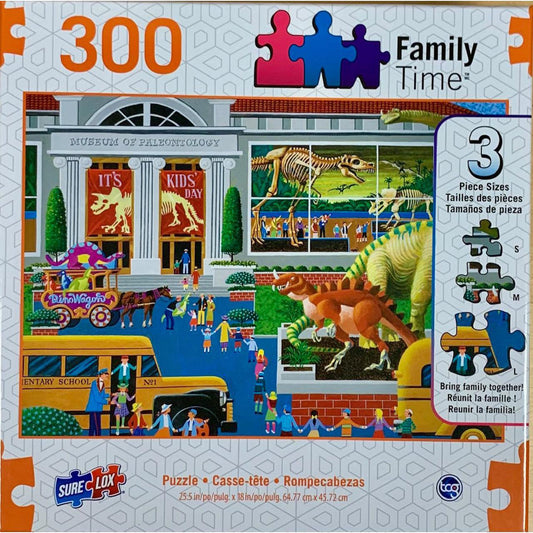 Kids Day at the Museum Family Time 300 Piece Jigsaw Puzzle Sure Lox - Chickadees Wooden Toys
