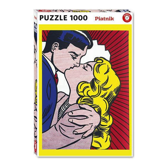 Kiss III by Lichtenstein 1000 Piece Jigsaw Puzzle Piatnik