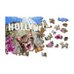 Kittens in Hollywood 300 Piece Wood Jigsaw Puzzle Wooden City
