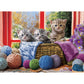 Knittin' Kittens 1000 Piece Jigsaw Puzzle Eurographics