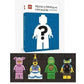 LEGO Mystery Minifigure (Blue Ed.) 126 Piece Mini Jigsaw Puzzle Chronicle