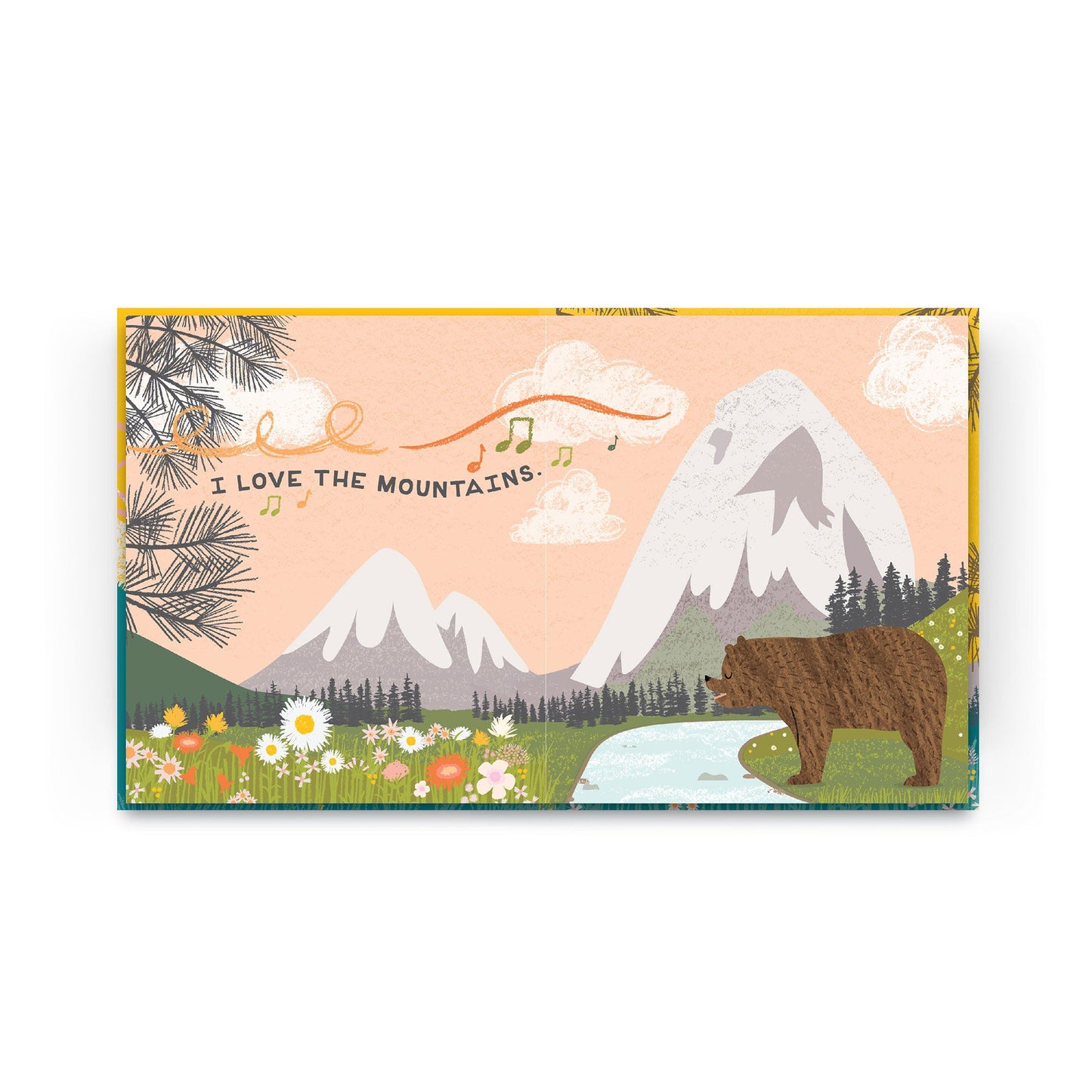 I Love the Mountains Children's Baby Book