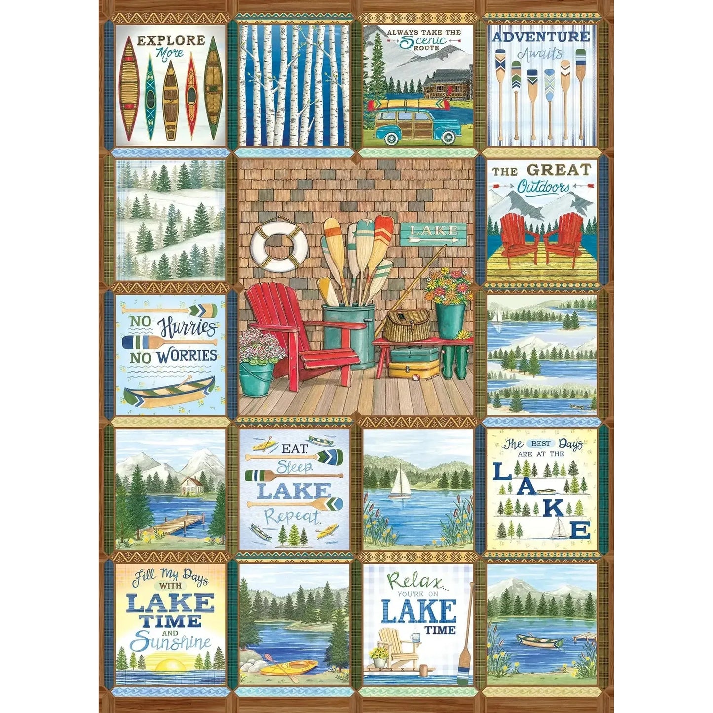 Lake Country 1000 Piece Jigsaw Puzzle Cobble Hill