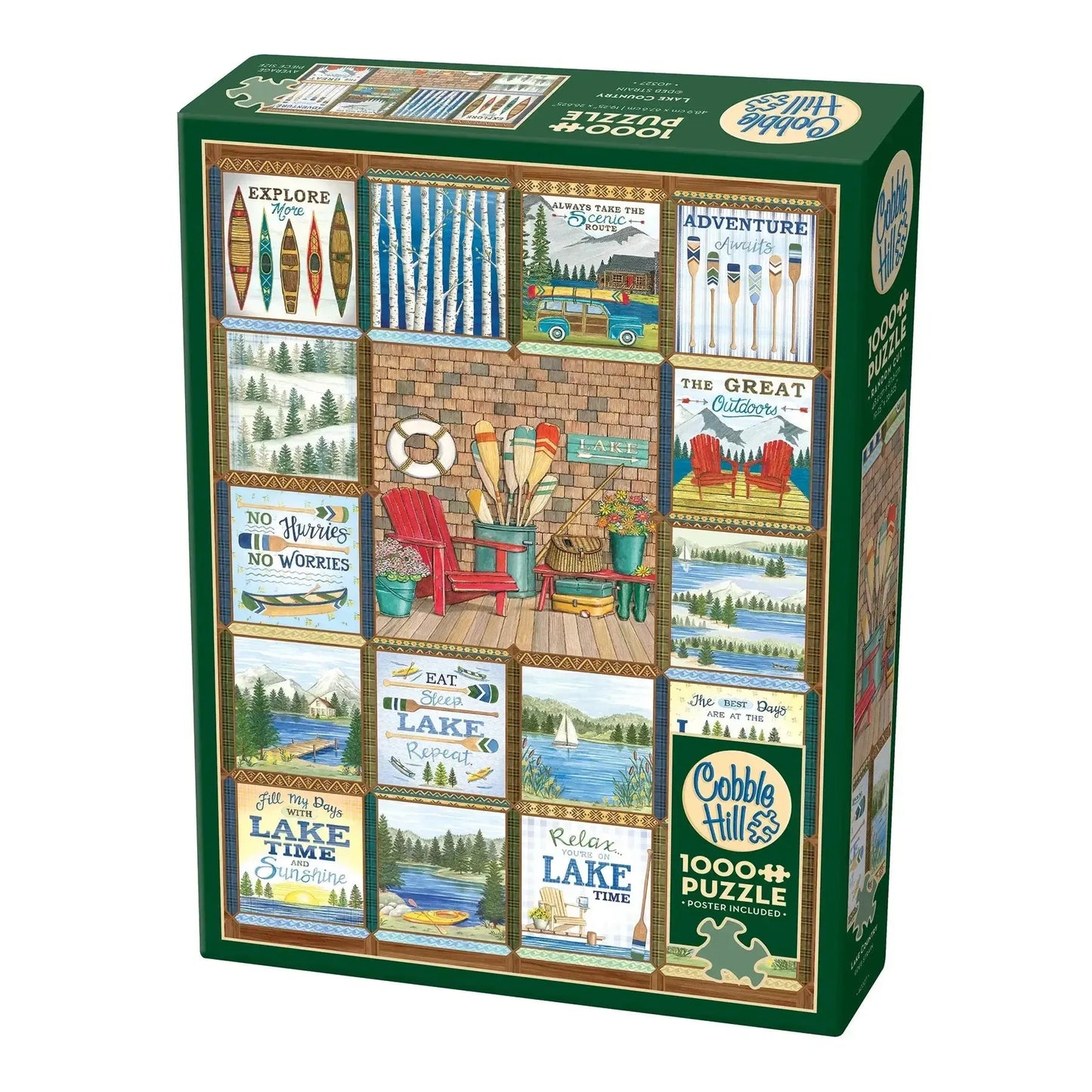 Lake Country 1000 Piece Jigsaw Puzzle Cobble Hill