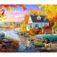 Lakeside Fall Retreat 1000 Piece Jigsaw Puzzle Springbok