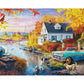 Lakeside Fall Retreat 1000 Piece Jigsaw Puzzle Springbok