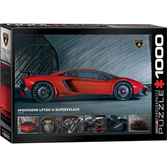 Lamborghini Aventador LP750-4 Superveloce 1000 Piece Jigsaw Puzzle Eurographics