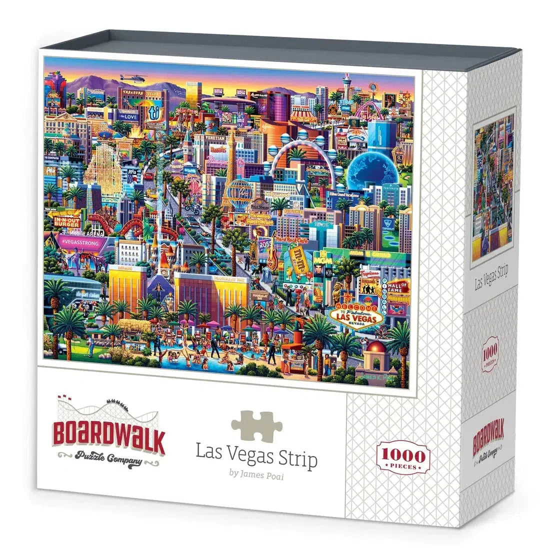 Las Vegas Strip 1000 Piece Jigsaw Puzzle Boardwalk