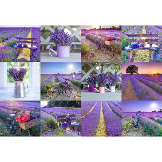 Lavender France 150 Piece Wood Jigsaw Puzzle Wooden City