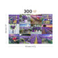 Lavender France 300 Piece Wood Jigsaw Puzzle Wooden City