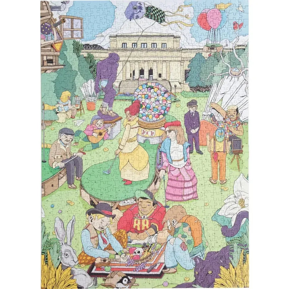 Lawn Art 1000 Piece Jigsaw Puzzle Birdie