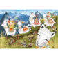 Leaping Llamas 36 Piece Floor Jigsaw Puzzle Cobble Hill