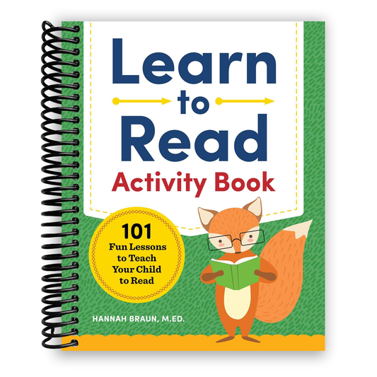 Learn to Read Activity Book: 101 Fun Phonics Lessons to Teach Your Child to Read (Phonics Makes Readers) - Chickadees Wooden Toys