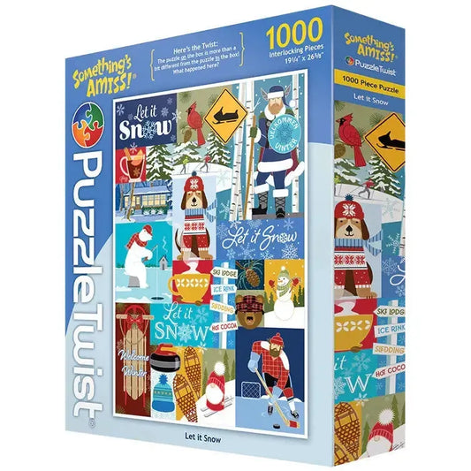Let it Snow "Something's Amiss!" 1000 Piece Jigsaw Puzzle PuzzleTwist