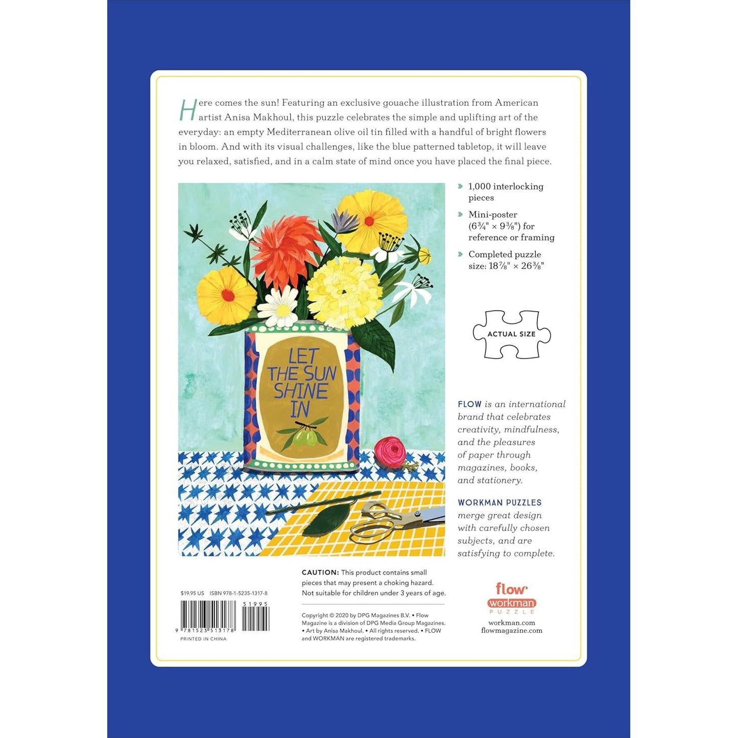 Let the Sun Shine In 1000 Piece Jigsaw Puzzle Workman