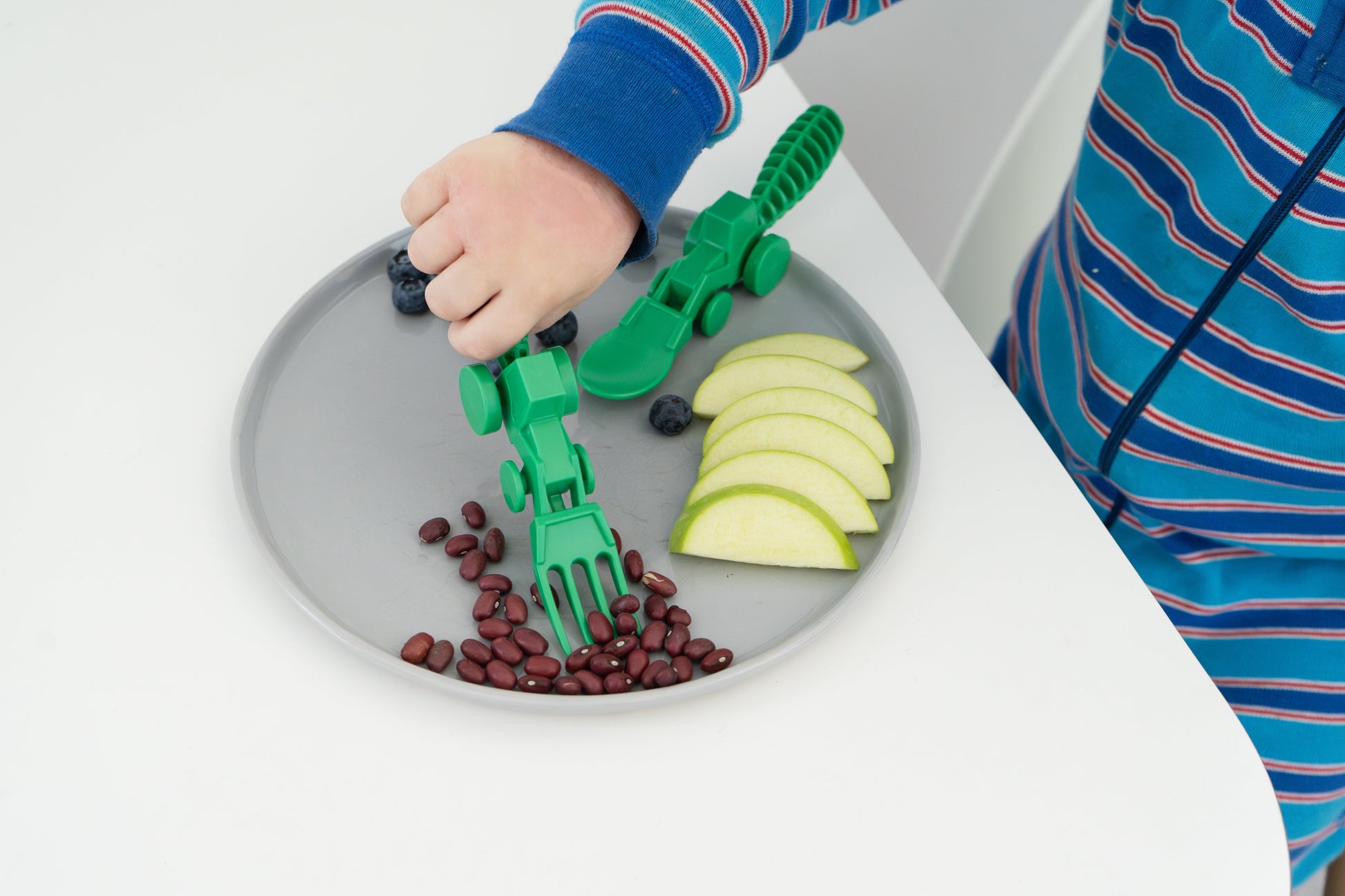 Tractor Utensils (1 Pack) - Chickadees Wooden Toys