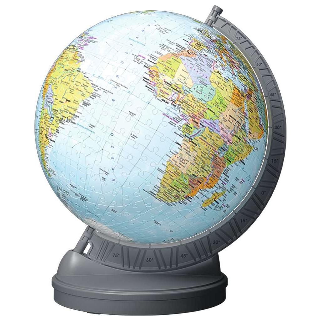 Light-Up Globe with Stand 548 Piece 3D Jigsaw Puzzle Ravensburger