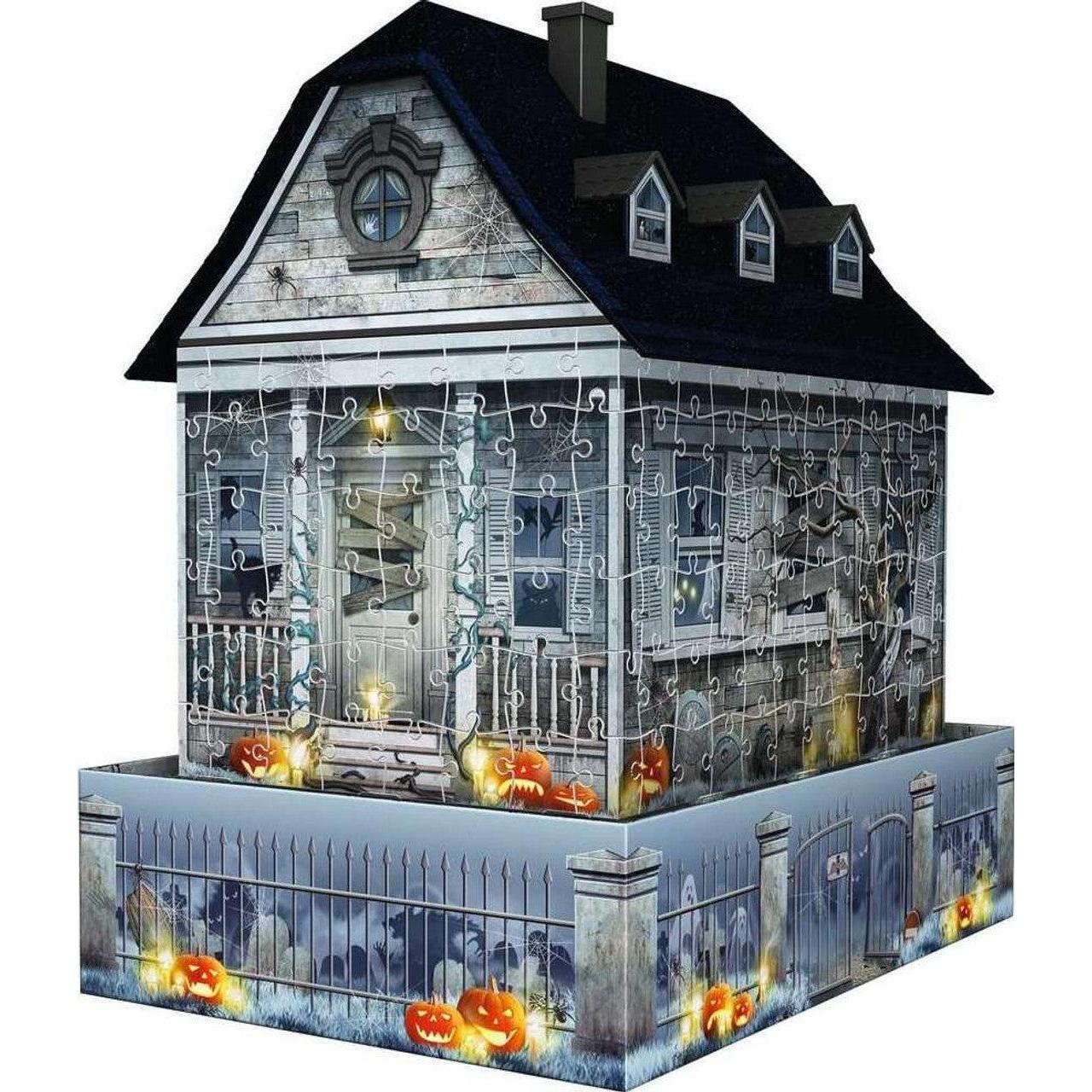 Light-Up Haunted House 257 Piece 3D Jigsaw Puzzle Ravensburger