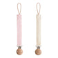 Linen Pacifier Clip 2-Pack